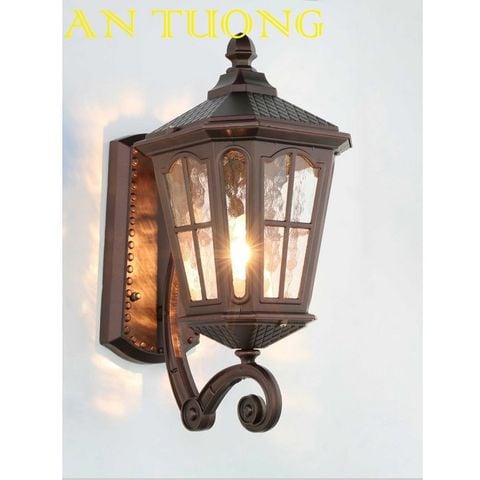  đèn trang trí ngoài trời treo vách tường ngoài trời cổ điển 014 