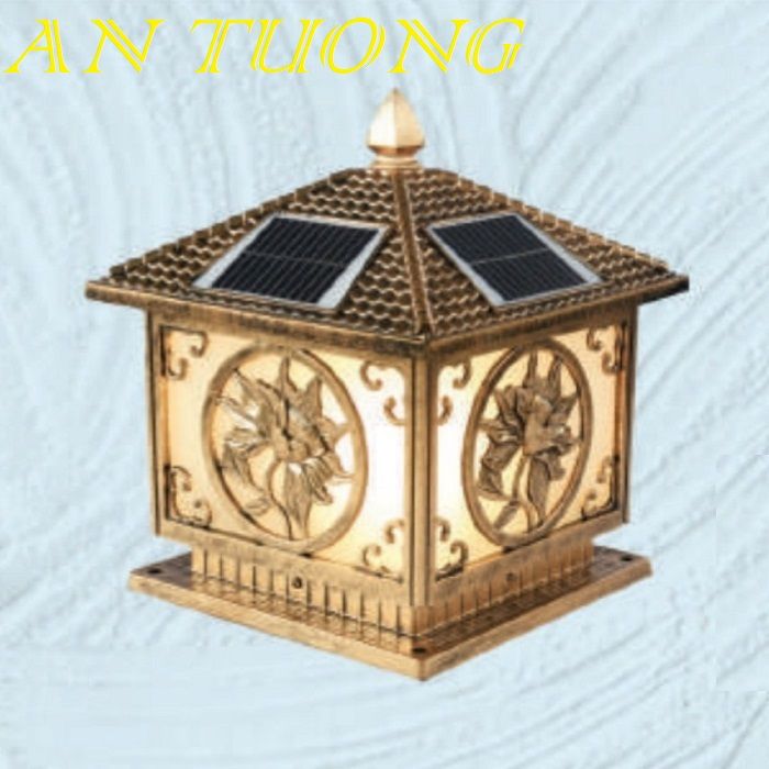 ĐÈN TRỤ CỔNG NĂNG LƯỢNG MẶT TRỜI TRANG TRÍ NGOÀI TRỜI NGOÀI NHÀ 022