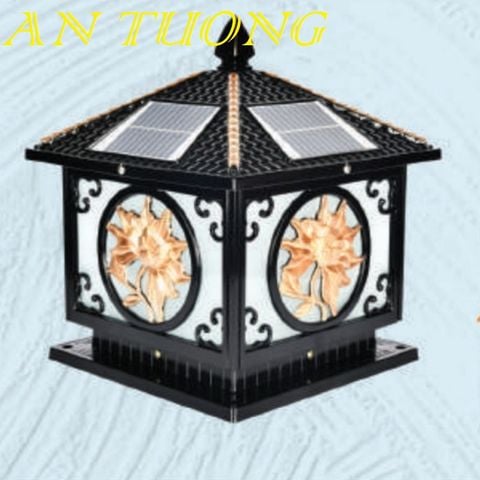  ĐÈN TRỤ CỔNG NĂNG LƯỢNG MẶT TRỜI TRANG TRÍ NGOÀI TRỜI NGOÀI NHÀ 011 