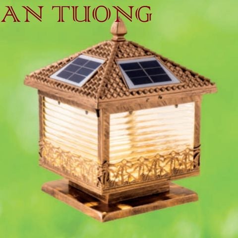  ĐÈN TRỤ CỔNG NĂNG LƯỢNG MẶT TRỜI TRANG TRÍ NGOÀI TRỜI NGOÀI NHÀ 300x300mm / 30x30cm 