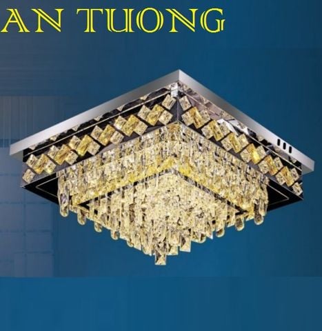  đèn mâm ốp trần pha lê led trang trí phòng khách, nhà phố, biệt thự cổ điển tân cổ điển 020 