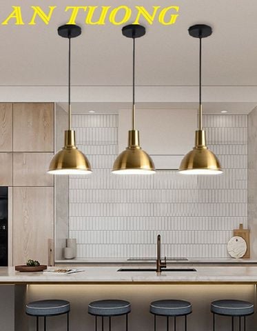  đèn thả trần decor trang trí bàn ăn phòng bếp đẹp, bàn đảo bếp phòng ăn hiện đại 052 