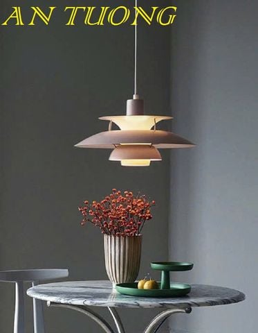  đèn thả trần trang trí phòng bếp đẹp, bàn đảo bếp phòng ăn hiện đại 034 