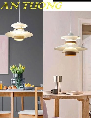  đèn thả trần trang trí phòng bếp đẹp, bàn đảo bếp phòng ăn hiện đại 035 