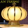 đèn trụ cổng đồng năng lượng mặt trời trang trí nhà phố cổ điển, biệt thự cổ điển, tân cổ điển D300mm