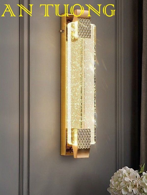 ĐÈN TƯỜNG PHA LÊ LED TRANG TRÍ PHÒNG KHÁCH, PHÒNG NGỦ CĂN HỘ CHUNG CƯ ĐẸP HIỆN ĐẠI