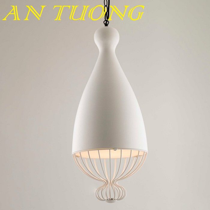 đèn thả trang trí quầy bar màu trắng, thả trang trí bàn ăn, đảo bếp, đèn thả trần 0107