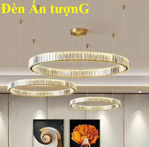 ĐÈN CHÙM THẢ PHÒNG KHÁCH ĐẸP HIỆN ĐẠI, SANG TRỌNG, ĐÈN CHÙM THẢ PHA LÊ LED TRANG TRÍ PHÒNG KHÁCH, CĂN HỘ CHUNG CƯ