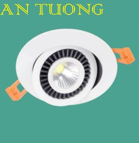  đèn led spotlight âm trần xoay chiếu điểm COB 3w - góc chiếu 45 độ, góc xoay 90 độ 