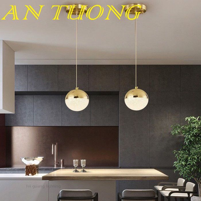 đèn thả trần, đèn thả trang trí bàn ăn, trang trí quầy bar, trang trí đảo bếp 021