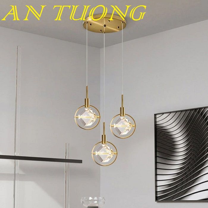 đèn thả trần, đèn thả trang trí bàn ăn, trang trí quầy bar, trang trí đảo bếp 026