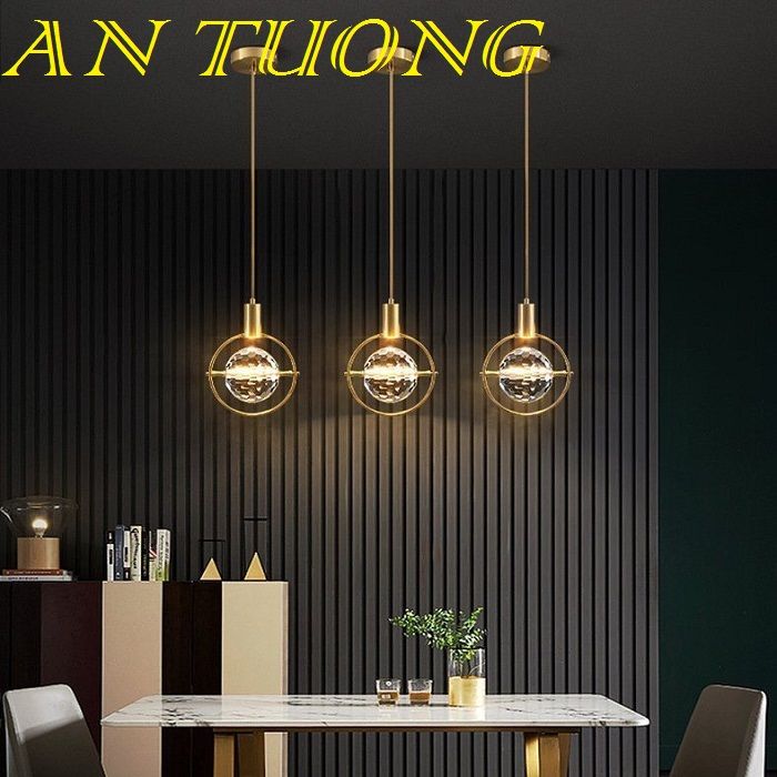 đèn thả trần, đèn thả trang trí bàn ăn, trang trí quầy bar, trang trí đảo bếp 032