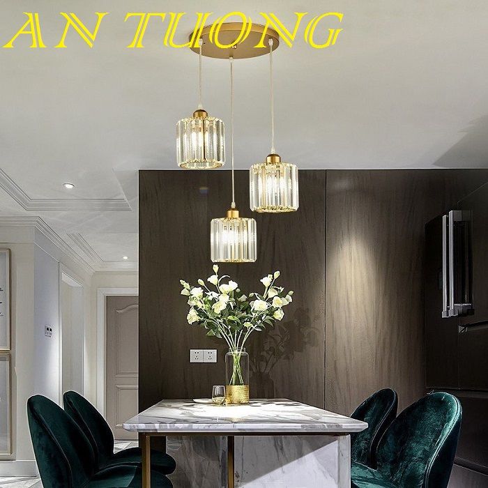 đèn thả trần, đèn thả trang trí bàn ăn, trang trí quầy bar, trang trí đảo bếp 057