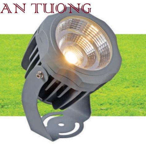  đèn rọi cây ngoài trời 10w, rọi cột ngoài trời, rọi tường ngoài trời 036 