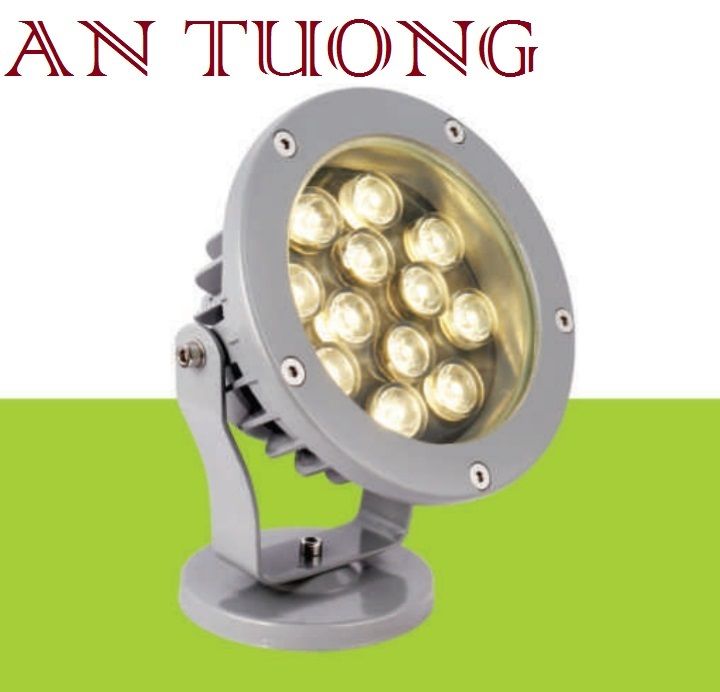 đèn rọi cây ngoài trời 12w, rọi cột ngoài trời, rọi tường ngoài trời 024