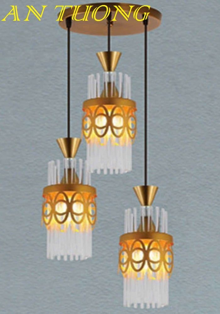 đèn thả trang trí trần phòng bếp, phòng ngủ, phòng ăn đẹp hiện đại trang trí căn hộ chung cư 013
