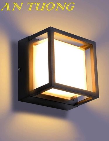  đèn treo tường ngoài trời trang trí vách tường, trụ cột hàng rào sân vườn ngoài trời, ngoài nhà 023 