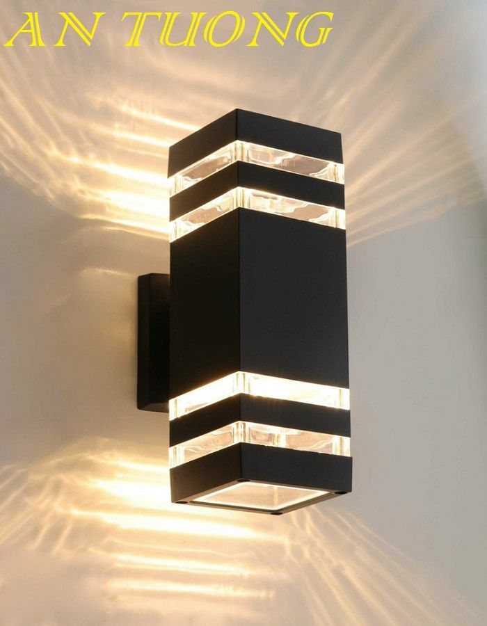 đèn treo tường ngoài trời trang trí vách tường, trụ cột hàng rào sân vườn ngoài trời, ngoài nhà 029