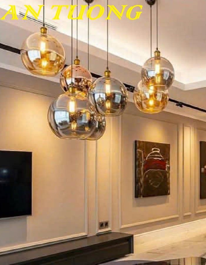 Đèn Thả Trần Decor Trang Trí Bàn ăn Phòng Bếp Đẹp, Bàn Đảo Bếp Phòng Ăn Hiện Đại 050