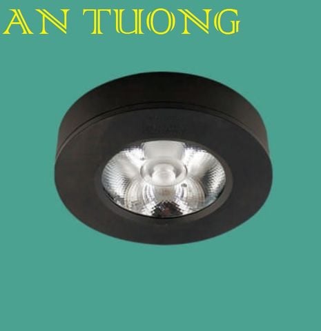  đèn led ốp trần nối 3w, gắn trần nổi 3w trang trí tủ rượu, tủ kính, tủ đồ chơi, tủ trưng bày - đen 