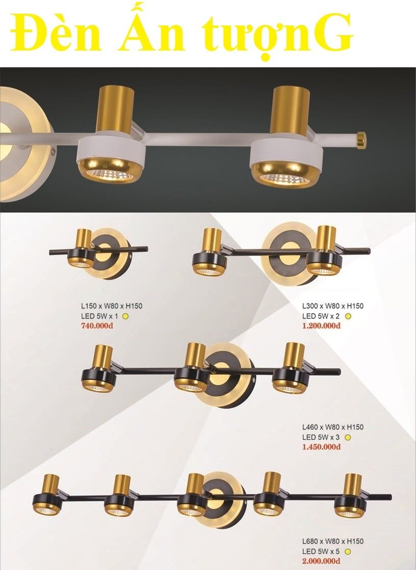 ĐÈN SOI TRANH, ĐÈN CHIẾU TRANH, ĐÈN RỌI TRANH ĐƠN (1 BÓNG / 2 BÓNG / 3 BÓNG / 4 BÓNG / 5 BÓNG) 02