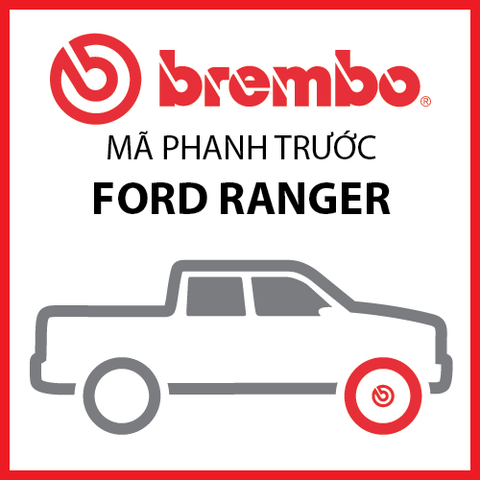 Má phanh trước Ford Ranger