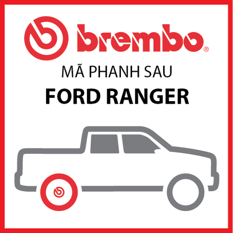 Má phanh sau Ford Ranger