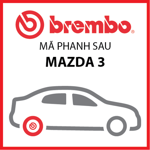 Má phanh sau Mazda 3