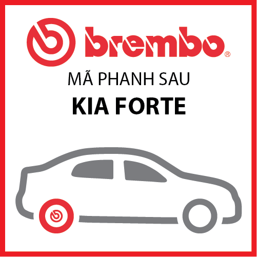 Má phanh sau Kia Forte