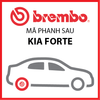 Má phanh sau Kia Forte