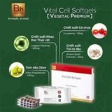 Viên uống đẹp da chống lão hóa Vital Cell Softgel Vegetal Premium