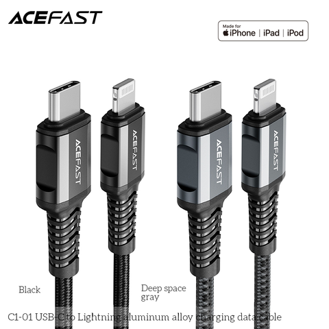  Dây Cáp ACEFAST Type C to Lightning (1.2m) - C1-01 