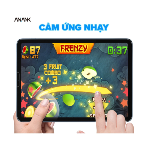  Miếng Dán Cường Lực Anank Matte Anti-fingerprint ( Chống Bám Vân Tay ) 3d cho Ipad 