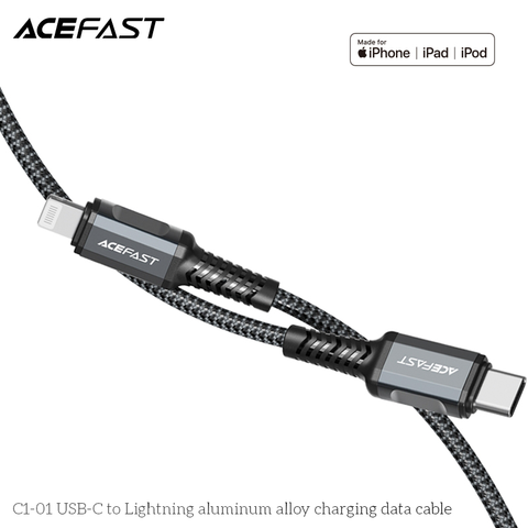  Dây Cáp ACEFAST Type C to Lightning (1.2m) - C1-01 