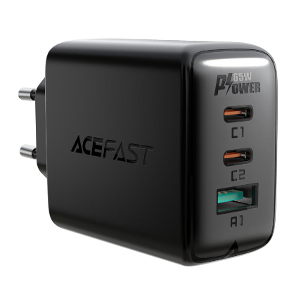  Củ Sạc ACEFAST PD3.0 65W 3 Cổng USB-C + USB-C + USB-A ( EU ) - A13 
