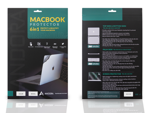  Dán bảo vệ Andora 6 in 1 MacBook Pro 16 inch 