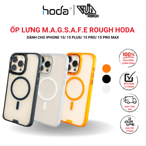  Ốp Lưng M.a.g.s.a.f.e ROUGH HODA Dành Cho iPhone 15/ iPhone 15 Plus/ iPhone 15 Pro/ iPhone 15 Pro Max 