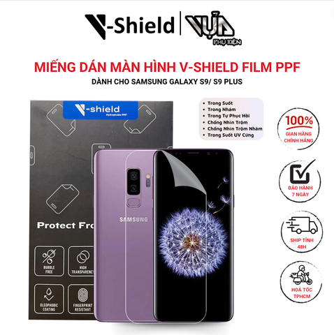  Miếng dán màn hình V-Shield Film PPF cao cấp cho Samsung Galaxy S9/ S9 Plus 