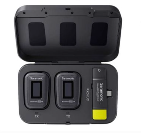 Micro Thu Âm Không Dây Saramonic Blink500 Pro B6 - Dành Cho Điện Thoại Cổng Type-C - Bảo Hành Chính Hãng 24 Tháng