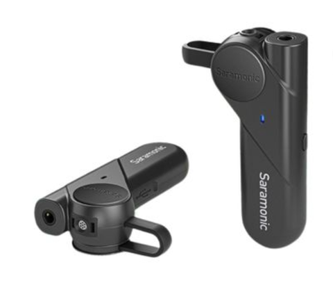 Micro Thu Âm Cài Áo Không Dây Saramonic Lavalier BTW - Kết Nối Bluetooth Với Điện Thoại, Máy Tính - Bảo Hành Chính Hãng