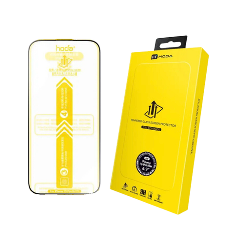 Kính Cường Lực Hoda Trong Suốt Có Viền Đen Cho iPhone 16 Series