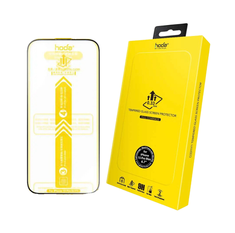 Kính Cường Lực Hoda Trong Suốt Có Viền Đen Cho iPhone 16 Series