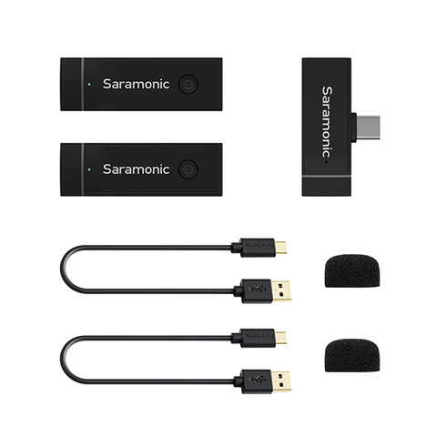  Bộ micro Saramonic không dây Blink Go – U2 Kit cho thiết bị USB-C 