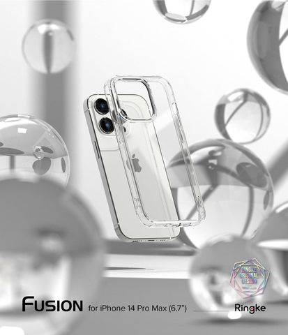  Ốp Lưng Ringke Fusion cho iPhone 14 Pro Max - Clear / Matte 