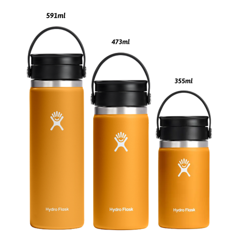 Bình giữ nhiệt HydroFlask Wide Flex Sip Lid Nhiều dung tích Dùng nước nóng/ lạnh Nắp xoay
