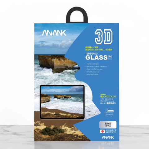 Kính Cường Lực ANANK 3D Curved Clear Cho iPad