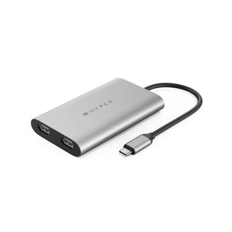  CỔNG CHUYỂN HYPERDRIVE DUAL 4K HDMI (2 MÀN HÌNH) USB-C HUB FOR MACBOOK M1/M2 HDM1 