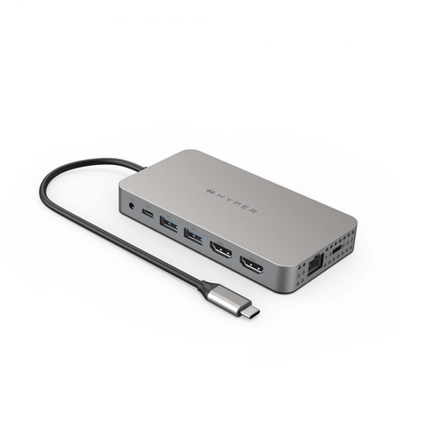  CỔNG CHUYỂN HYPERDRIVE DUAL 4K HDMI 10-IN-1 (2 MÀN HÌNH) USB-C HUB FOR MACBOOK M1/M2 HDM1H 