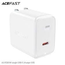 Củ Sạc ACEFAST A3 công suất 20W 1 cổng USB-C hỗ trợ sạc PD3.0