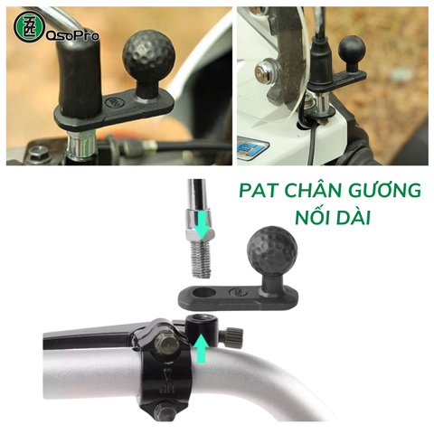 Pat chân kiếng OSOPRO chân gương cho phụ kiện